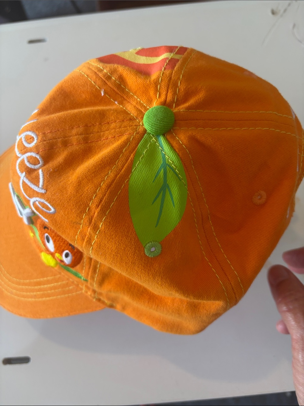 Walt Disney World Orange Bird 'Squeeze the Day' Embroidered Baseball Cap - Picture 3 of 7